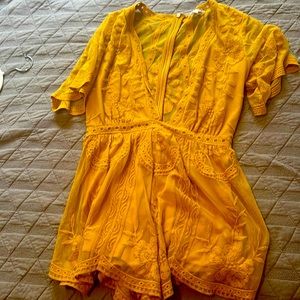 Yellow romper